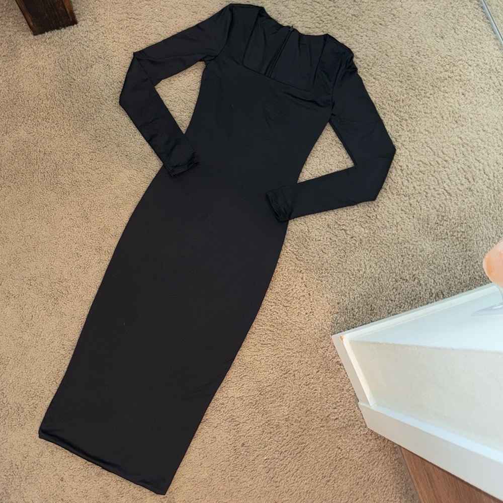 Black long dress